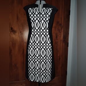 Black and White Connected Apparel Dress Size 12